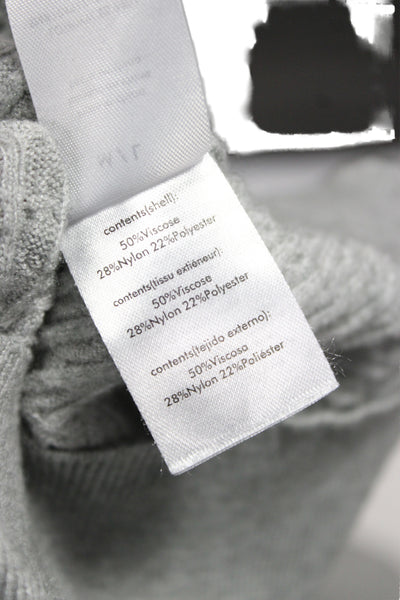 We Wore What Womens Cardigan Gray V-Neck Long Sleeve Size M