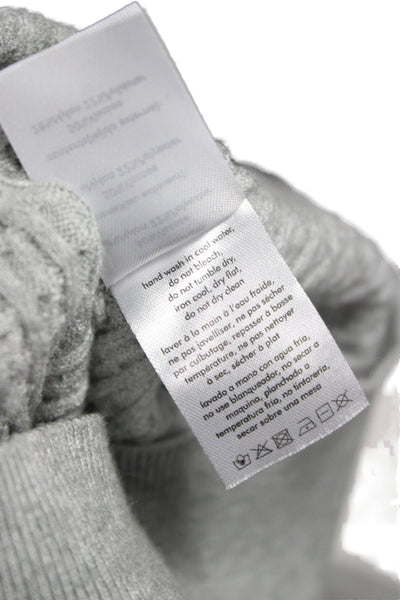 We Wore What Womens Cardigan Gray V-Neck Long Sleeve Size M
