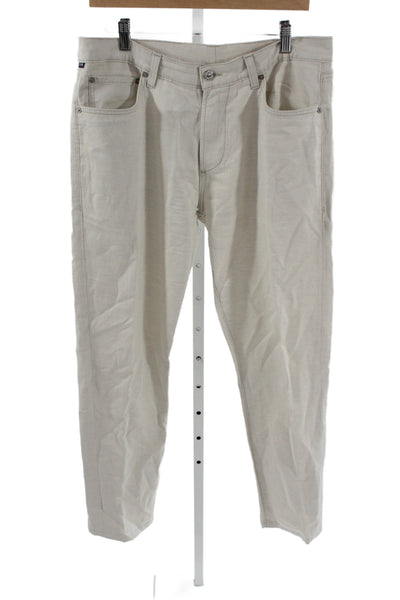 Citizens of Humanity Mens Straight Beige Cotton Jeans Size 33