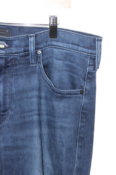 Paige Black Label Mens Skinny Blue Cotton Jeans Size 33
