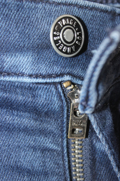 Paige Black Label Mens Skinny Blue Cotton Jeans Size 33
