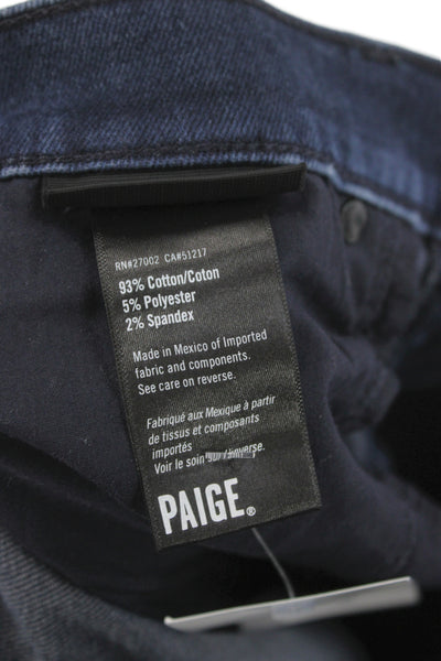 Paige Black Label Mens Skinny Blue Cotton Jeans Size 33