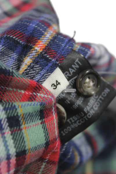 Isabel Marant Etoile Women Plaid Button-Up Multicolor Size 34