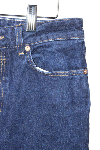Closed Women Straight Blue High Rise Cotton Blend Jeans Size 26