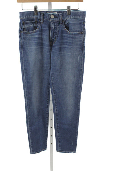 Moussy Women Skinny Jeans Blue Cotton Mid Rise Size 26