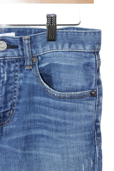 Moussy Women Skinny Jeans Blue Cotton Mid Rise Size 26