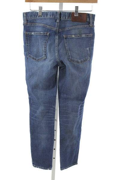 Moussy Women Skinny Jeans Blue Cotton Mid Rise Size 26