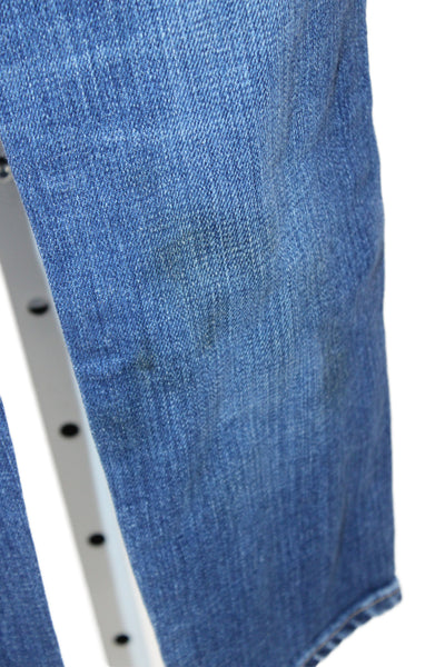 Moussy Women Skinny Jeans Blue Cotton Mid Rise Size 26