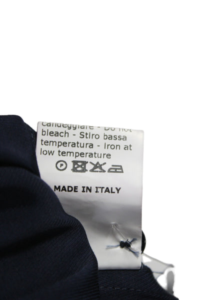 G. Womens Shirt Dress Blue Collared Viscose Long Sleeve Full Length Size 4
