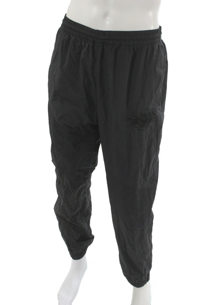 Polo Ralph Lauren Mens Black Recycled Nylon Track Pants Size M