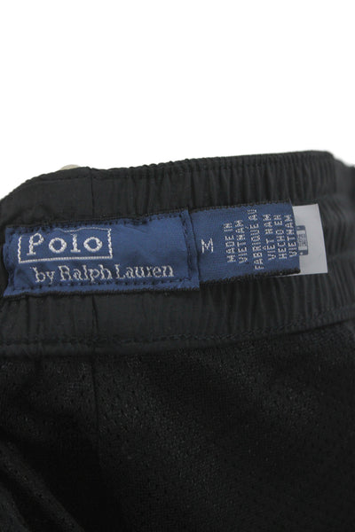 Polo Ralph Lauren Mens Black Recycled Nylon Track Pants Size M