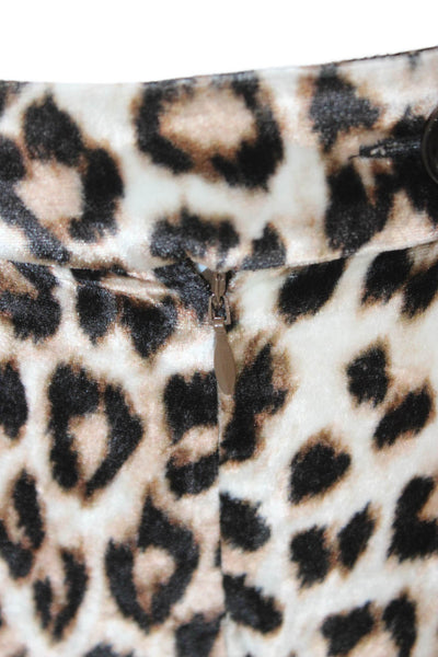 La Prestic Ouiston Women Dress Pants Multicolor Animal Print Viscose Size 1