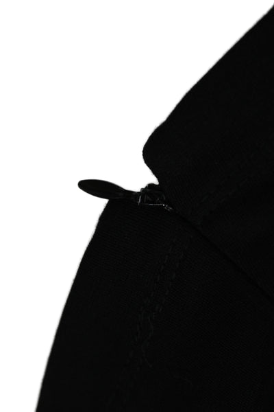 Drew Women Collared Camisole Blouse Black Viscose Zip Sleeveless Size S