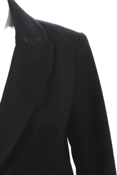 Drew Women Basic Jacket Black Button Polyester Long Sleeve Size XS