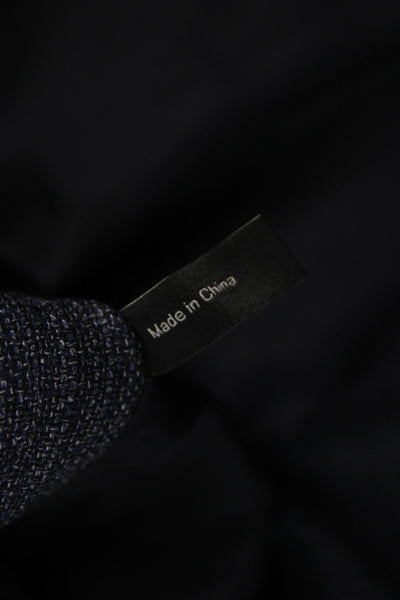 Theory Mens Blue Virgin Wool Blazer Button Business Size 44