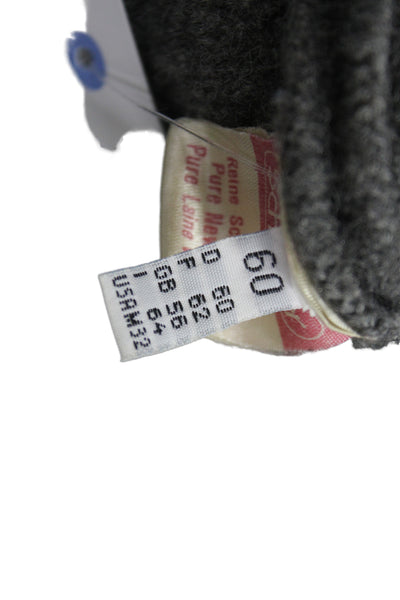 Giesswein Mens Dark Gray Pure New Wool Classic Button Jacket Size 32
