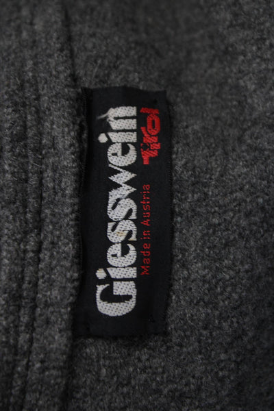 Giesswein Mens Dark Gray Pure New Wool Classic Button Jacket Size 32