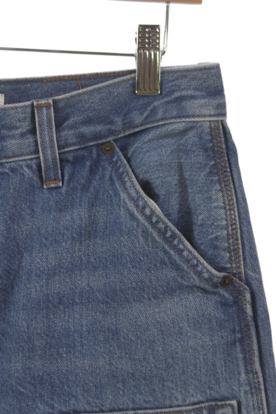 Denim Forum Teens Straight High Rise Blue Cotton Jeans Size 27