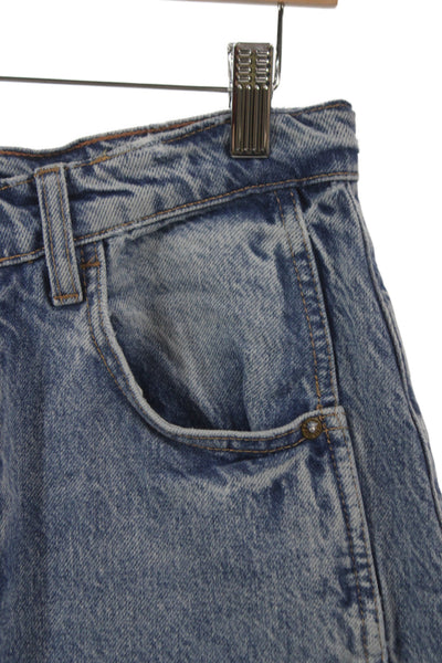 We The Free Womens Wide-Leg Jeans High Rise Blue Cotton Blend Size 26