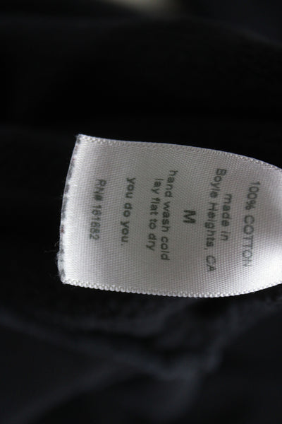 Perfect White Tee Women Pullover Sweatshirt Gray Cotton Size M