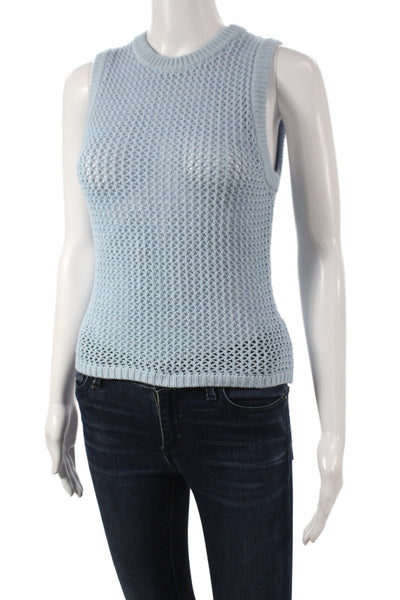 Toccin Women Basic Sleeveless Crew Neck Cotton Tank Size XS