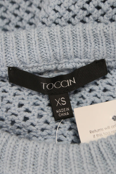 Toccin Women Basic Sleeveless Crew Neck Cotton Tank Size XS