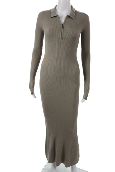 Devon Windsor Women Bodycon Black Sleeveless V-Neck Long Dress Size S
