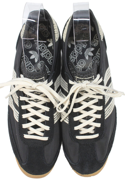 Adidas Womens Suede Low Top Sneakers Black Size 6.5