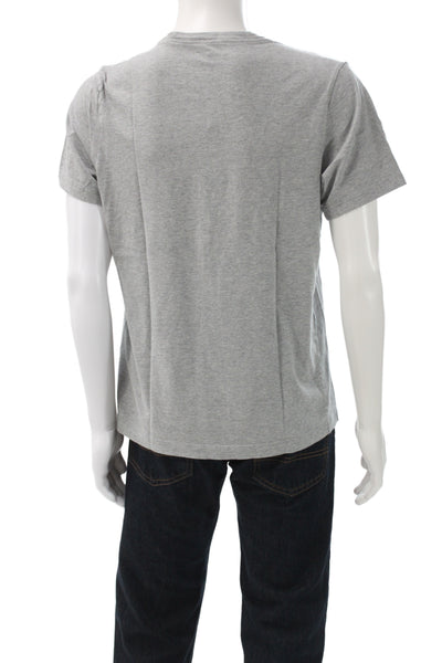 Nike Mens Gray Cotton Crew Neck Short Sleeve T-Shirt Size M