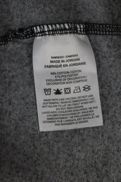 Nike Mens Dark Gray Sports Crew Neck T-Shirt Short Sleeve Size L