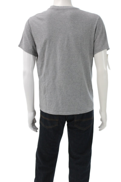 Nike Mens Gray Sports T-Shirt Crew Neck Short Sleeve Cotton Polyester Size M