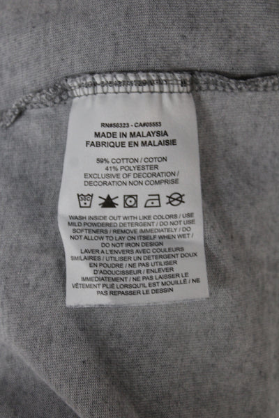 Nike Mens Gray Sports T-Shirt Crew Neck Short Sleeve Cotton Polyester Size M