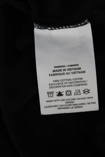 Nike Mens Black Crew Neck Cotton T-Shirt Short Sleeve Designer Size M
