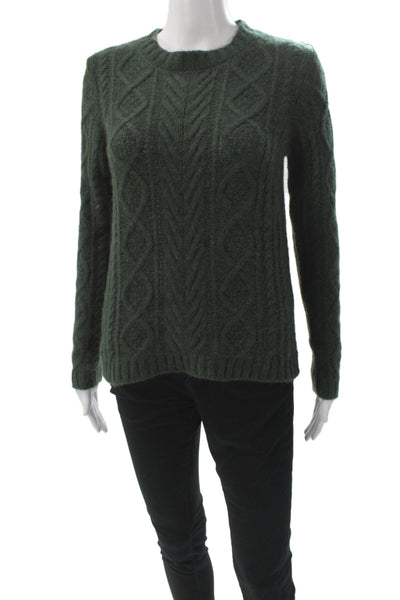 The Cashmere Project Unisex Pullover Green Wool Size S
