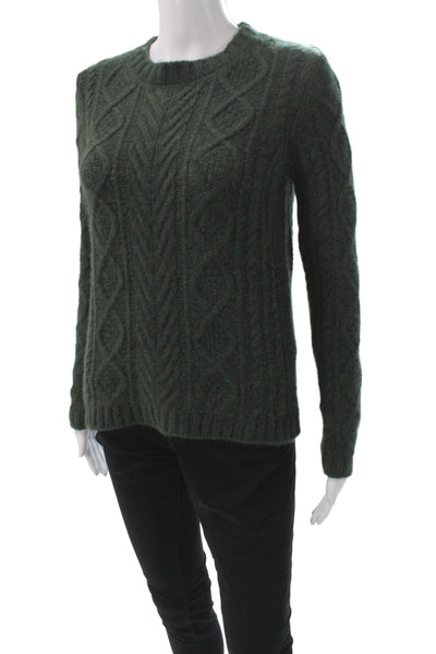 The Cashmere Project Unisex Pullover Green Wool Size S