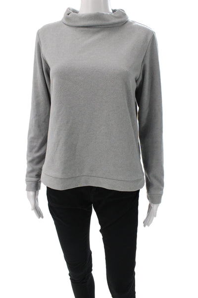 Dudley Stephens Unisex Gray Mock Neck Pullover Sweater Long Sleeve Size M