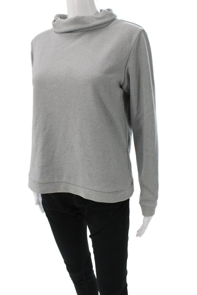 Dudley Stephens Unisex Gray Mock Neck Pullover Sweater Long Sleeve Size M
