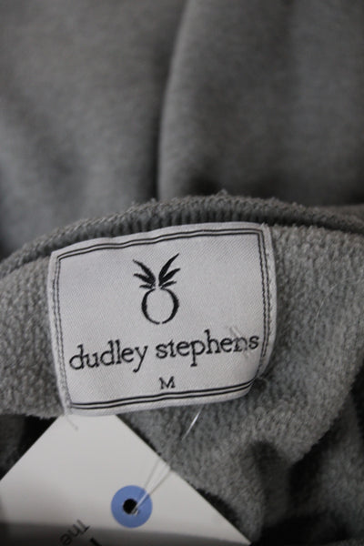 Dudley Stephens Unisex Gray Mock Neck Pullover Sweater Long Sleeve Size M