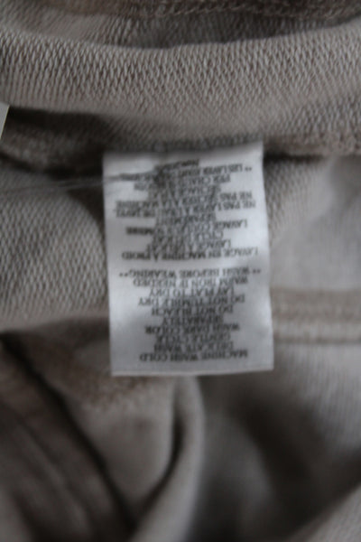 Z Supply Women Pullover Sweatshirt Beige Long Sleeve Crew Neck Size XS
