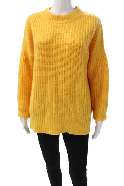La Ligne Unisex Designer Yellow Pullover Sweater Size XS