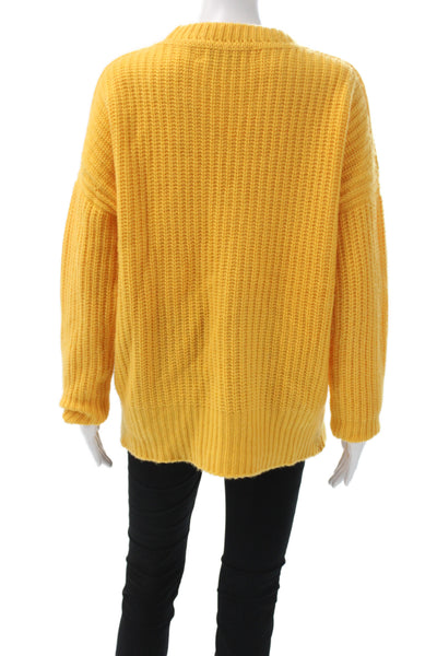 La Ligne Unisex Designer Yellow Pullover Sweater Size XS