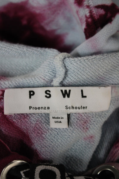 Proenza Schouler Unisex Pullover Hoodie Light Blue Size XS