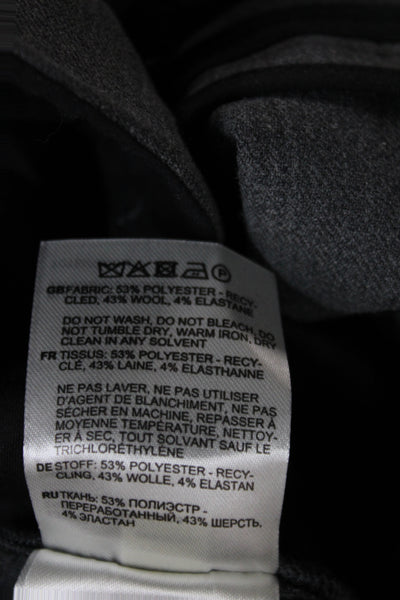 Toteme Mens Cropped Dress Pants Gray Wool Blend Size 32
