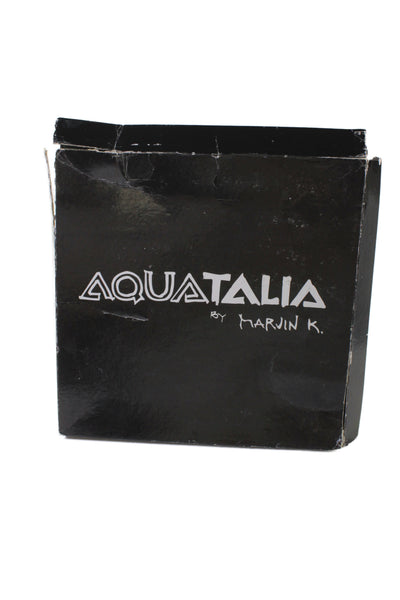 Aquatalia Womens Waterproof Mighty Suede Ankle Boots Shoes Black Size 7.5B