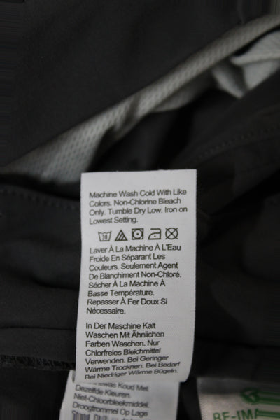 J Crew Mens Chino Shorts Dark Gray Nylon Spandex Size 34