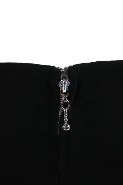 Reformation Women Black Sleeveless Buckle Acetate Top Size 0