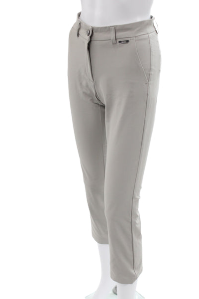 MDC Unisex Ankle Cropped Gray Polyester Spandex Pants Size 32