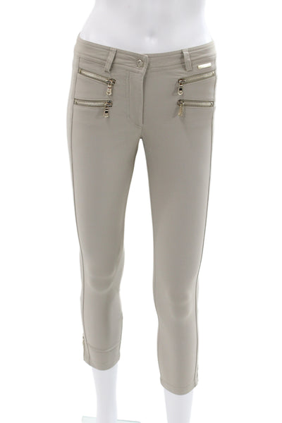 MDC Womens Ankle Cropped Beige Pants Size 32