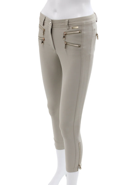 MDC Womens Ankle Cropped Beige Pants Size 32