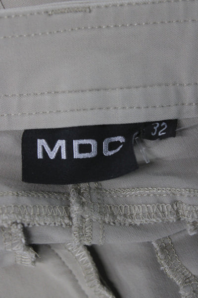 MDC Womens Ankle Cropped Beige Pants Size 32